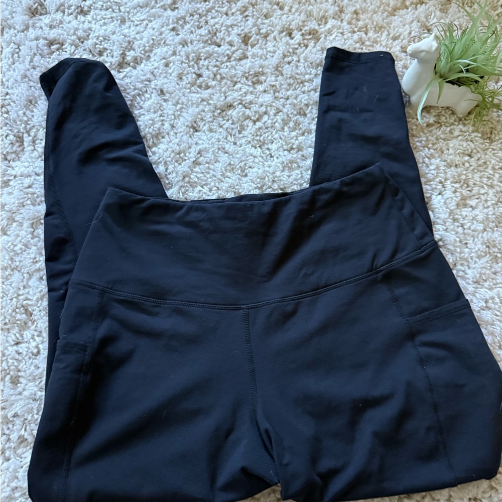 Baleaf Black Leggings High-Waisted Stretchy Fit